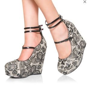 Iron Fist Lovelace Platform Wedges 💕 Discontinued